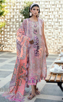 Alzohaib Az 1624 Pure Cotton Heavy Patch Work Pakistani Suit