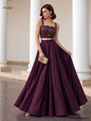 Alizeh 9005 C Burgundy Designer Embroidered Lehenga Choli