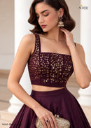 Alizeh 9005 C Burgundy Designer Embroidered Lehenga Choli