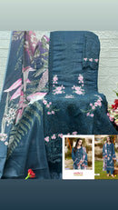 Saniya Trendznx 6001 J Cotton Chikankari Embroidered Work Pakistani Suit