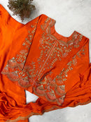 BE 407 Designer Real Mirror Embroidery Work Lehenga