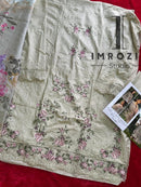 Imrozia Studio 506 A Cambric Cotton Embroidery Work Pakistani Suit