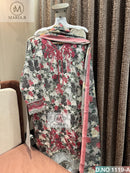 Maria.B 1119 A Premium Cotton Embroidery Work Pakistani Suit