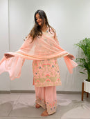 BE 486 Georgette Sequence Embroidery Work Suit