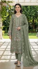 Shree Fabs Sf 5622 Chiffon Heavy Embroidery Work Pakistani Suit