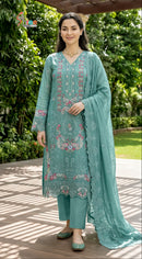 Shree Fabs Sf 5622 D Chiffon Heavy Embroidery Work Pakistani Suit