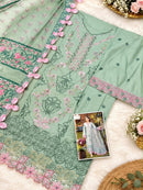 Jihan 3612 Pure Cotton Heavy Self Embroidery Work Pakistani Suit