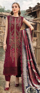 Saniya Trendz 7133 Reyon Cotton Embroidered Work Pakistani Suit