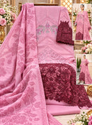 Shree Fabs 4566 C Pure Cotton Heavy Self Embrodery Work Pakistani Suit