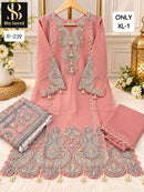 Bin Saeed IC 239 D Fancy Fabric Heavy Hand Work Pkistani Suit