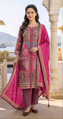 Shree Fabs Kt 375 C Pure Viscous Maslin Digital Printed Pakistani Suit