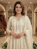 LG 2138 Georgette Sequence Embroidery Work Designer Gown