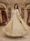 LG 2138 Georgette Sequence Embroidery Work Designer Gown
