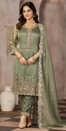 Elan Studio E 68 A Heavy Beads Embroidered Work Pakistani Suit
