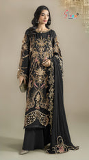 Shree Fabs Sf 5588 F Chiffon Heavy Embroidery Work Pakistani Suit