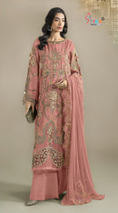 Shree Fabs Sf 5588 H Chiffon Heavy Embroidery Work Pakistani Suit