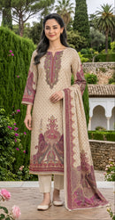 Shree Fabs Kt 419 B Pure Viscous Maslin Digital Printed Pakistani Suit