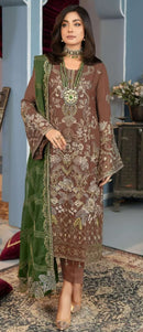 Al Khushbu 5075 Georgette Heavy Embroidered Work Pakistani Suit