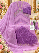 Shree Fabs Sf 5645 D Chiffon Heavy Embroidery Work Pakistani Suit