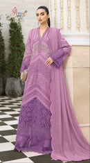 Shree Fabs Sf 5645 D Chiffon Heavy Embroidery Work Pakistani Suit