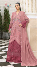 Shree Fabs Sf 5645 B Chiffon Heavy Embroidery Work Pakistani Suit
