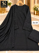 Bin Saeed SM 101 A Heavy Roman Embroidery Work Pakistani Suit