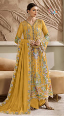 Shree Fabs Sf 5538 T Chiffon Heavy Embroidery Work Pakistani Suit