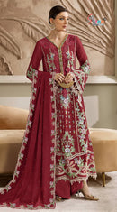 Shree Fabs Sf 5538 V Chiffon Heavy Embroidery Work Pakistani Suit