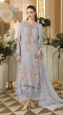 Shree Fabs Sf 5659 D Heavy Chffon Embroidery Work Pakistani Suit