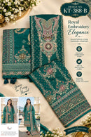Shree Fabs Kt 388 B Pure Viscous Maslin Digital Printed Pakistani Suit