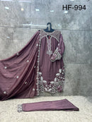 Hoor Tex Hf 994 B Premium Heavy Reyon Satın Pakistani Suit