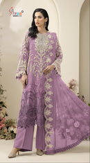 Shree Fabs Sf 5652 C Heavy Chffon Embroidery Work Pakistani Suit