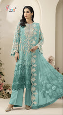 Shree Fabs Sf 5652 B Heavy Chffon Embroidery Work Pakistani Suit