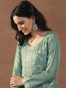 SC 769 Heavy Vichitra Silk Sequence Embroidery Work Suit