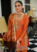 Eba 50362 C Chinon Beats Emboidery Work Designer Pakistani Suit