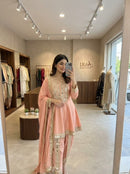 LG 2071 Designer Real Mirror Embroidery Work Suit