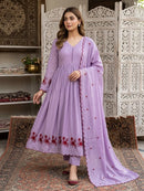LG 2146 B Mul Chanderi Sequence Embroidery Work Desiger Suit