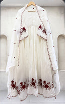 LG 2146 C Mul Chanderi Sequence Embroidery Work Desiger Suit