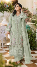 Shree Fabs Sf 5650 L Heavy Chffon Embroidery Work Pakistani Suit