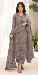 Elan Studio E 69 D Chiffon Heavy Embroidered Hand Work Pakistani Suit