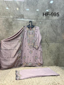 Hoor Tex Hf 995 B Premium Heavy Reyon Satın Designer Pakistani Suit