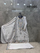 Hoor Tex Hf 995 D Premium Heavy Reyon Satın Designer Pakistani Suit