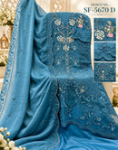 Shree Fabs Sf 5670 D Heavy Chffon Embroidery Work Pakistani Suit