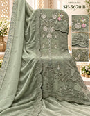 Shree Fabs Sf 5670 B Heavy Chffon Embroidery Work Pakistani Suit