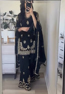 MT 4006 Heavy Chinnon Silk Material Designer Sharara Suit