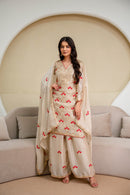 RR 1007 Chiffon Satin Heavy Micro Designer Suit