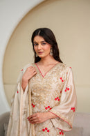 RR 1007 Chiffon Satin Heavy Micro Designer Suit