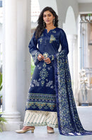 Wonder Woman W 2146 E Premium Satin Chinnon Designer Pakistani Suit