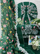 Florent 1074 A Cambric Cotton Embroidery Work Pakistani Suit