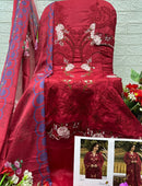 Saniya Trendznx 7223 C Cotton Chikankari Embroidered Work Pakistani Suit